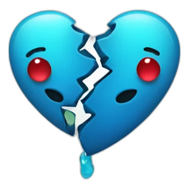 broken kidney like a broken heart sticker