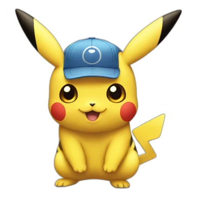 Pikachu avec tous les pokemon sticker