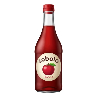 make a sobolo(ghanain drink) make it be in a bottle and the label should say sobolo and spell it like this and the drink dark red sticker