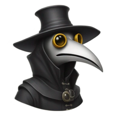 happy plague doctor sticker