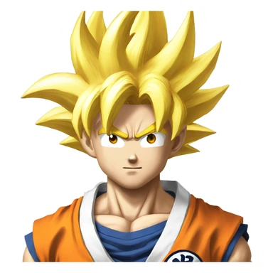 Goku from dragon ball z sticker