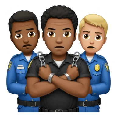 Nigga getting arrested sticker