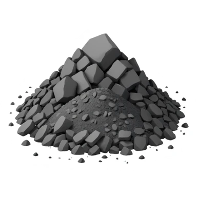 a pile of ashes sticker