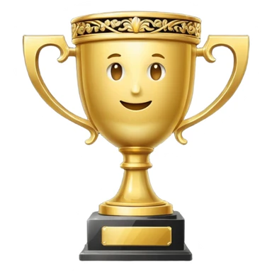 gold trophy sticker