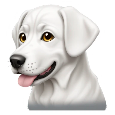 Alabai dog white sticker