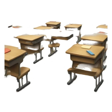 School classroom chalkboadd sticker