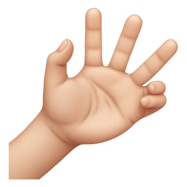 Baby finger promise sticker