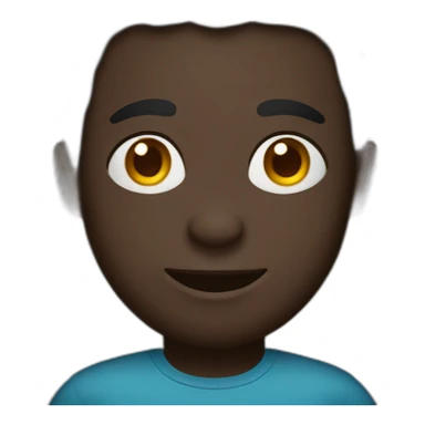 Black skin single turk male sticker
