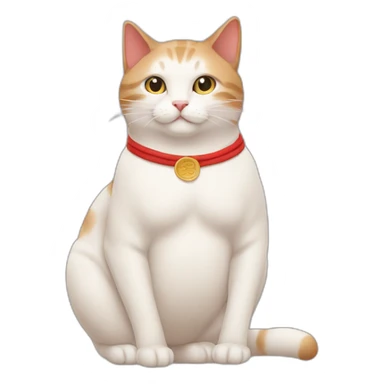 cat-wearing-red-fundoshi sticker
