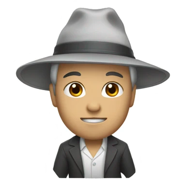 戴高帽的鲨鱼 sticker