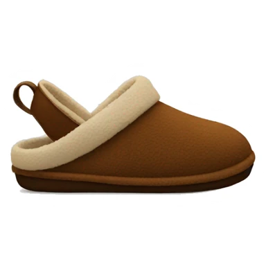 Brown Sherpa slippers sticker