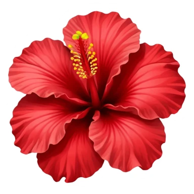 hibiscus flower sticker