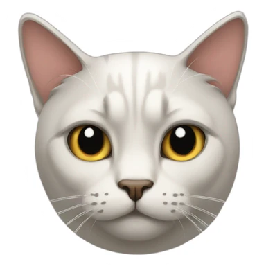 a cat that hates people sticker