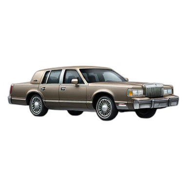 lincoln town car 1988 sticker