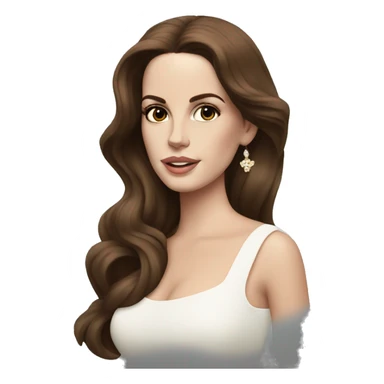 Lana Del Rey at Malibu sticker