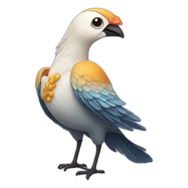 gala bird  sticker