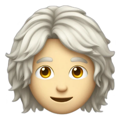 Long haired white boy playing video games sticker