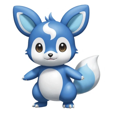 Shiny Minccino-Piplup-Prinplup-Oshawott-Meowstic-Hybrid (Full body) sticker