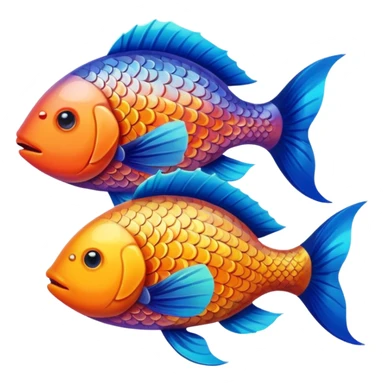 two fish sticker