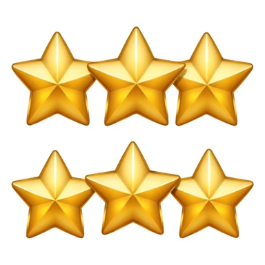 5 stars sticker
