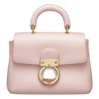Pale pink Dior bag sticker