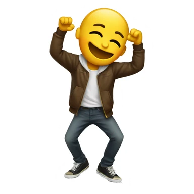 A character doing dab sticker