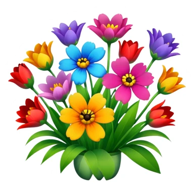 Spring flowers sticker
