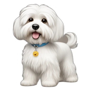 Bichon Havanese dog sticker