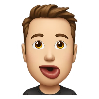 poutin kiss elon musk sticker