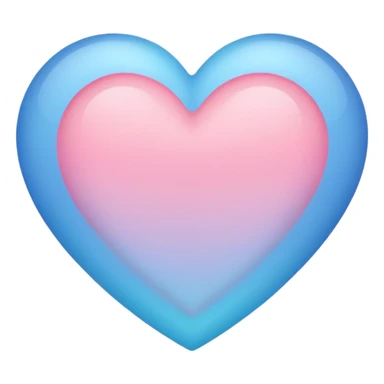 pastel heart with a soft gradient sticker