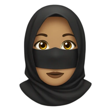 Black-niqab sticker