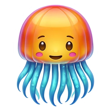 emoji jellyfish sticker