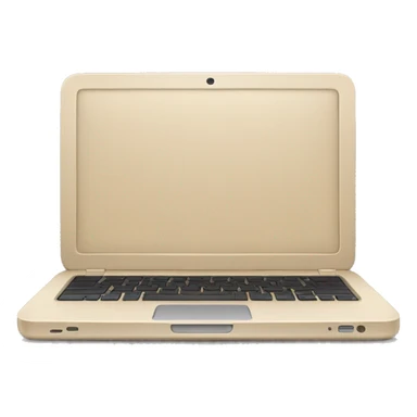 beige laptop sticker