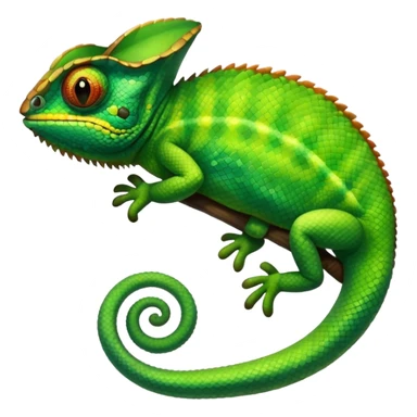 Chameleon sticker