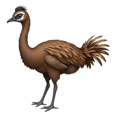 full body emu sticker