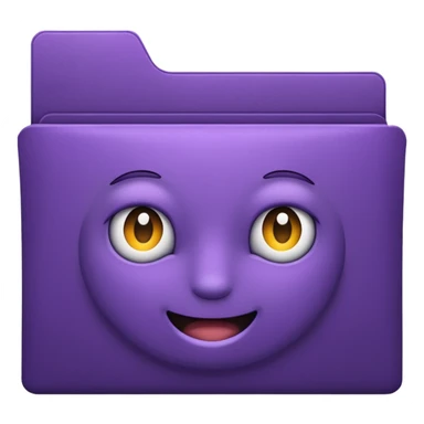 dark purple favorite folder sticker