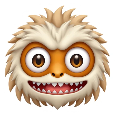 white monster sticker