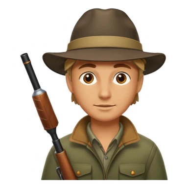 ich möchte ein Emoji eines Jägers sticker