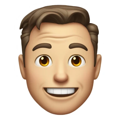 Elon Musk devil with horns sticker