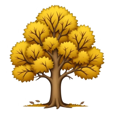 tree with no leaves preparing for winter sticker