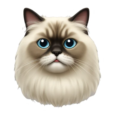 Himalayan cat sticker