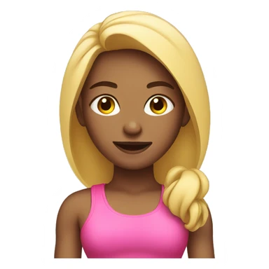 fitness girl sticker
