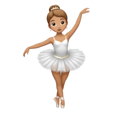 Make ballerina emojis full body in different dance positions  sticker