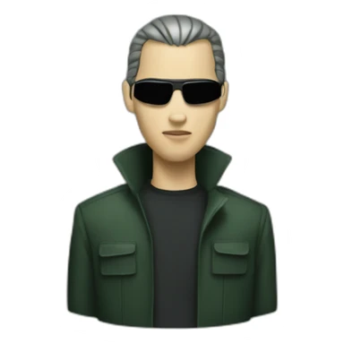 neo from the matrix sticker