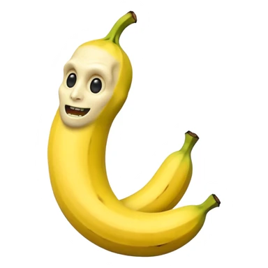 Voldemort as a banana  sticker