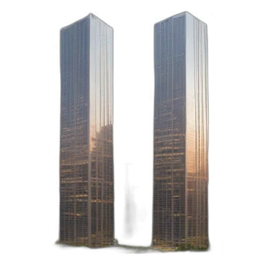 two skyscrapers sticker