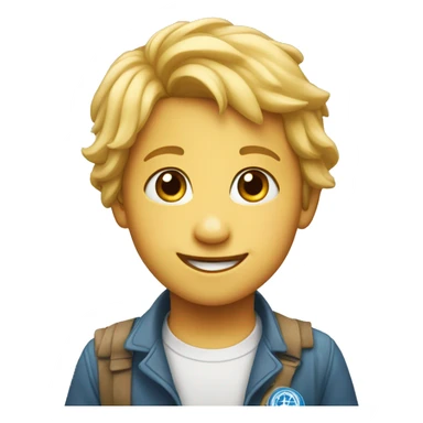  Un enfant souriant  sticker