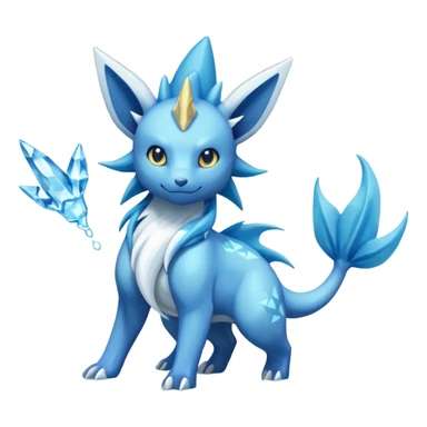 Manectric-Suicune-Amaura-Vaporeon-fusion-hybrid-creature  sticker