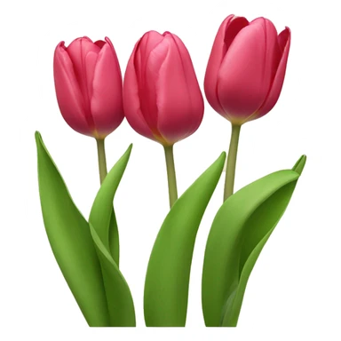 Tulips with love sticker
