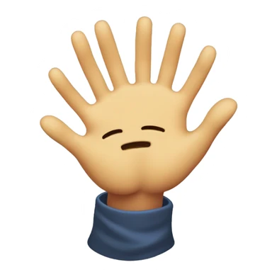 Smiling face grinning while rubbing hands together with glee show hands  sticker